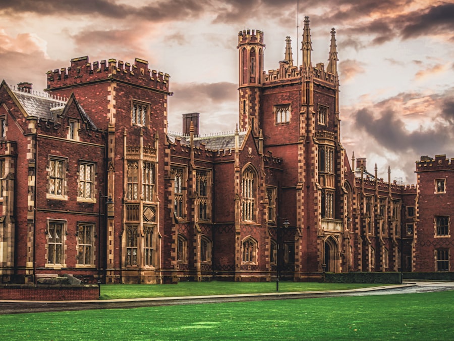 Historic university campus building